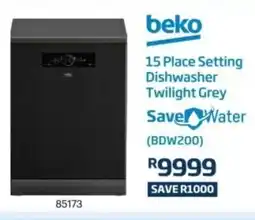 Hirsch's Beko 15 Place Setting Dishwasher Twilight Grey offer