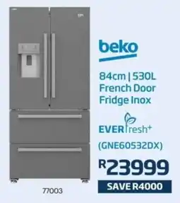 Hirsch's Beko 84cm French Door Fridge Inox offer