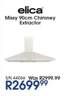 Hirsch's Elica Missy 90cm Chimney Extractor offer
