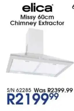 Hirsch's Elica Missy 60cm Chimney Extractor offer