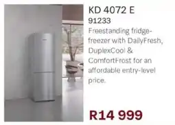 Hirsch's Miele Freestanding fridge- freezer with Daily Fresh offer