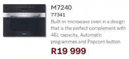 Hirsch's Miele Built-in microwave oven offer