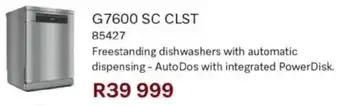 Hirsch's Miele Freestanding dishwashers with automatic dispensing offer
