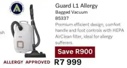 Hirsch's Miele Guard L1 Allergy Bagged Vacuum offer