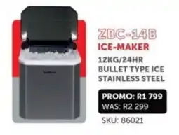 Hirsch's SnoMaster Ice-maker bullet type ice stainless steel offer