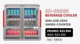Hirsch's Snomaster beverage cooler sub-zero under-counter offer