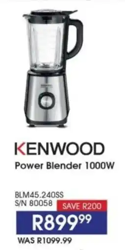 Hirsch's KENWOOD Power Blender 1000W offer