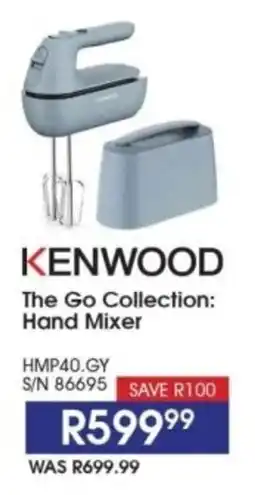 Hirsch's KENWOOD The Go Collection Hand Mixer offer