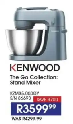 Hirsch's KENWOOD The Go Collection Stand Mixer offer