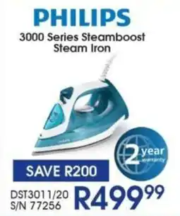 Hirsch's PHILIPS 3000 Series Steamboost Steam Iron offer