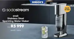 Hirsch's Sodastream Enso Stainless Steel Sparkling Water Maker offer