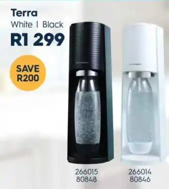 Hirsch's Sodastream Terra White/ Black offer