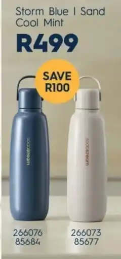 Hirsch's Sodastream Fizz & Go Bottle Storm Blue/ Sand Cool Mint offer