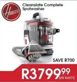 Hirsch's Hoover Cleanslate Complete Spotwasher offer