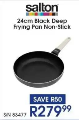 Hirsch's Salton Black Deep Frying Pan Non-Stick offer