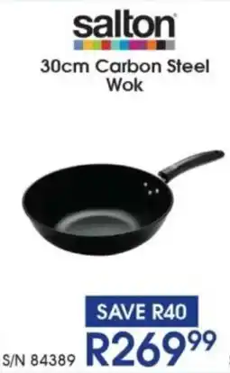 Hirsch's Salton Carbon Steel Wok offer