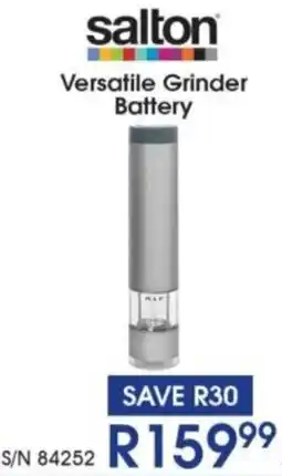 Hirsch's Salton Versatile Grinder Battery offer