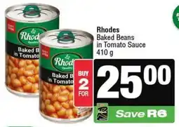 KwikSpar Rhodes Baked Beans in Tomato Sauce offer