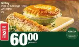 KwikSpar McCoy Pies or Sausage Rolls Assorted offer