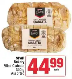 KwikSpar SPAR Bakery Filled Ciabatta Assorted offer