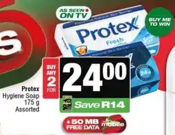 KwikSpar Protex Hygiene Soap Assorted offer