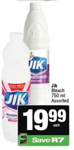 KwikSpar Jik Bleach Assorted offer