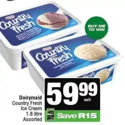 KwikSpar Dairymaid Country Fresh Ice Cream Assorted offer