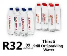 Take 'n Pay Thirsti Still Or Sparkling Water offer