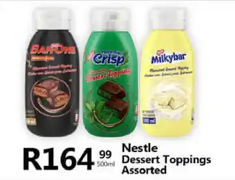 Take 'n Pay Nestle Dessert Toppings Assorted offer