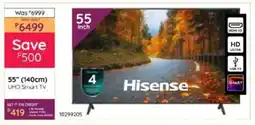 Bradlows Hisense 55" 140cm UHD Smart TV offer