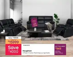 Bradlows Houghton 3 Action Reclining Lounge Suite offer