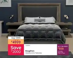 Bradlows Houghton Headboard & Pedestals offer