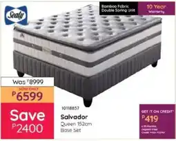 Bradlows Sealy Salvador Queen 152cm Base Set offer