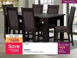 Bradlows Amber Dining Room Suite offer