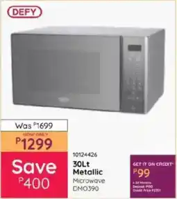 Bradlows DEFY Metallic Microwave offer