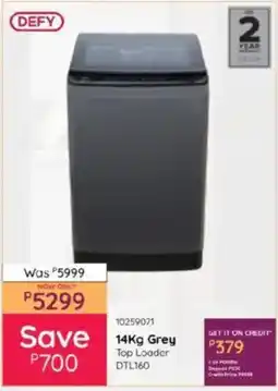 Bradlows DEFY Grey Top Loader offer