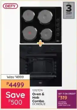 Bradlows DEFY Oven & Hob Combo offer