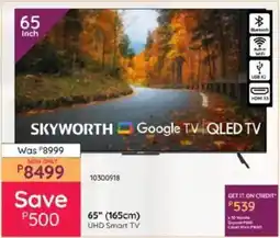 Bradlows Skyworth 65" 165cm UHD Smart TV offer
