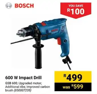 Builders Trade Depot BOSCH 600 W Impact Drill offer