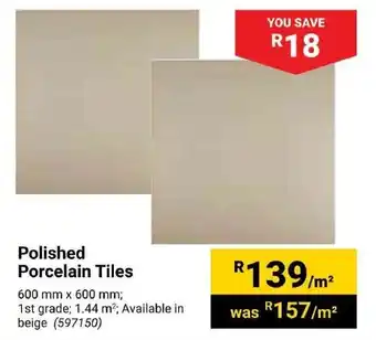 Builders Trade Depot Polished Porcelain Tiles offer