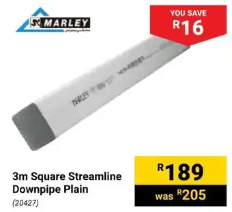 Builders Trade Depot MARLEY Square Streamline Downpipe Plain offer