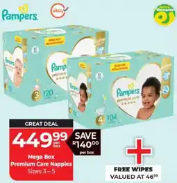 Baby City Pampers Mega Box Premium Care Nappies offer