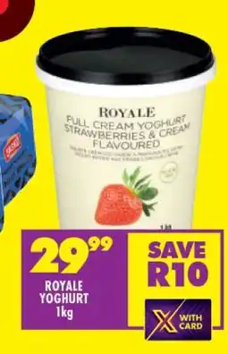 Shoprite ROYALE YOGHURT 1kg offer