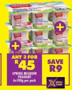 Shoprite SPRING MEADOW YOGHURT offer