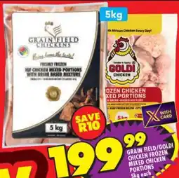 Shoprite GRAIN FIELD/GOLDI CHICKEN FROZEN MIXED CHICKEN PORTIONS offer