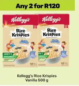Game Kellogg's Rice Krispies Vanilla 500 g offer
