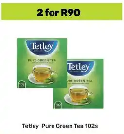 Game Tetley Pure Green Tea 102s offer