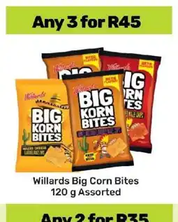 Game Willards Big Korn Bites offer