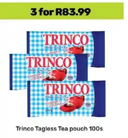 Game Trinco Tagless Tea pouch 100s offer
