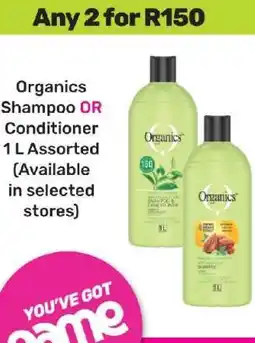 Game Organics Shampoo OR Conditioner 1L Assorted offer